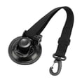 thumbnail image 1 of Correa de sujeción ajustable para equipaje con ventosa de silicona de 43,5 a 60 cm, accesorio de montaje sencillo, cinturón de sujeción versátil y Negro, 1 of 8