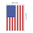 thumbnail image 3 of Boovnll 4th of July Garden Flag, 12x18" Red White Blue Double Sided Garden Flags Memorial Day Garden Flag for Outdoor, Yard, Garden, Independence Day Watercolor Decor, 4th of July Decorations, 3 of 6