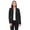 Black, variant on Women's Casual Long Sleeves Office Workwear Solid Blazer Jacket S-3XL