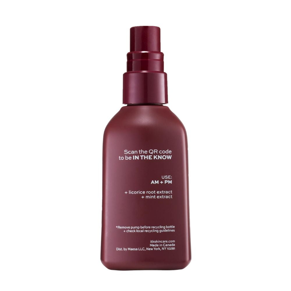 ITK Milk-to-Foam Gentle Cleanser, 5 oz + Blemish Treatment Mist for Acne Prone Skin, 3.3 oz (Variety Pack)