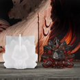 thumbnail image 3 of Moldes de animales 3D para resina epoxi, molde de resina de silicona de zorro 3D de 9 colas para fundición epoxi, arcilla polimérica, decoración del hogar de joyería DIY, 3 of 5