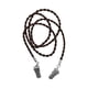 thumbnail image 5 of Cadena porta baberos con clip, porta servilletas portátil con clip para niños, adultos y ancianos. Marrón, 5 of 9