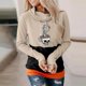 thumbnail image 2 of Sudadera Para Mujer, Sudadera de Gran Tamaño Con Cuello Redondo, Moda , Sudaderas Con Capucha, Blusa Informal de Manga Larga Con Estampado de Cosplay, Jersey Con Cuello Apilado, Tops Odeerbi ODB138048, 2 of 4