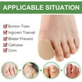 thumbnail image 2 of 10 Pack Toe Caps Close Finger Toe Sleeve Tubes Toe Protectors Gel Rubbing Tube to Prevent Bunions, Hammertoes, Callus, Corn, Blisters(Size L+M), 2 of 6