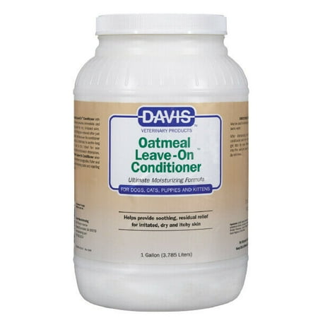 Leave On Oatmeal Pet Conditioner Concentrate Dog Cat Soothing Moisturize Relief (Gallon)