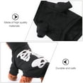 thumbnail image 4 of Halloween Skeleton Dog Costumes Clothes Pet Jumpsuit for Small Medium Dogs, 4 of 7