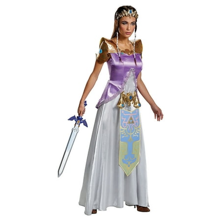 Disguise Womens Legend of Zelda Deluxe Twilight Princess Zelda Costume - Size Medium