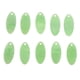 thumbnail image 2 of 10 Piezas de Acetato Acrílico Colgante Ovalado Bricolaje Pendientes Colgantes Hallazgos Artesanía Verde, 2 of 8