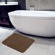 thumbnail image 3 of Juego de alfombras de baño JeashCHAT de 3 piezas en oferta. Incluye tapete de baño, tapa de inodoro y alfombra de baño con contorno en forma de U. Tapetes de baño antideslizantes de color liso,, 3 of 3