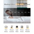 thumbnail image 5 of Teal Brown Striped Blackout Curtains, Light Blocking Print Window Curtains, Farmhouse Stripes Simple Art Thermal Insulated Window Drapes for Living Room Kitchen Cafe 2 Panels, 55"W x 39"L, 5 of 9