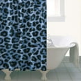 thumbnail image 5 of Leopard Print Shower Curtain Romantic Animal Pattern Cheetah Spots Vintage Classic Fashion Cute Cartoon Abstract Design Aesthetic Bathroom Decor Waterproof Fabric, 5 of 5