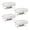 White-4pcs, variant on Chafing Dishes for Buffet 2 Pack,White Maifanite-Coated,Stainless Steel Catering Warmer Server,No-Assembly Foldable Frame,Fingerprint-Proof,Buffet Servers and Warmers for Parties