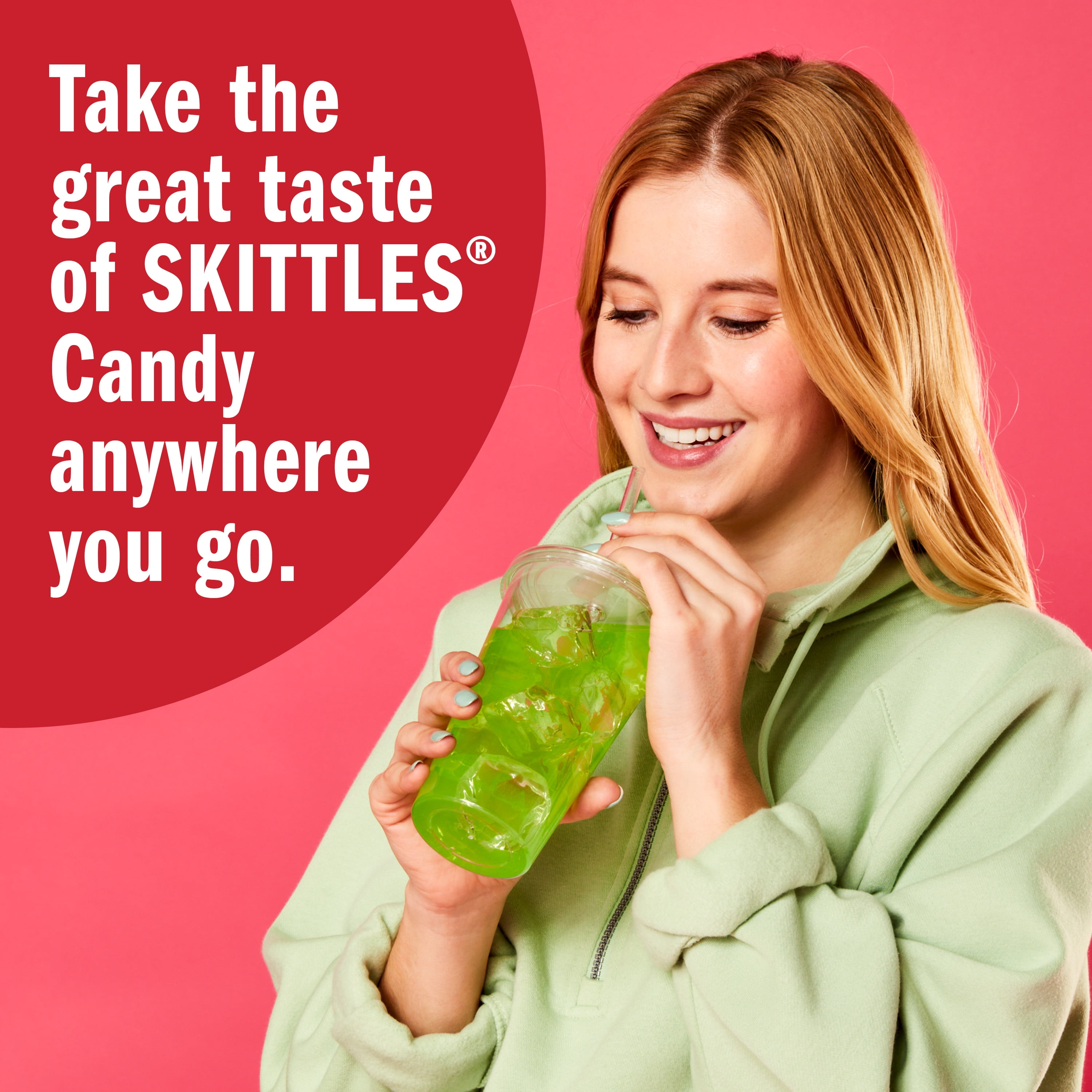 (6 pack) Skittles Zero Sugar Variety Pack Singles-to-Go Powdered Drink Mix, Original, 30 Count Packets