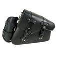 thumbnail image 1 of pitrice Universal Motorcycle Wallets Cards Money Large Capacity Saddle Storage Detachable Motorcycles Tools Organizer Bag Portable Adjustable Side Pack Tool Bags Set 1 Right 1pc, 1 of 7