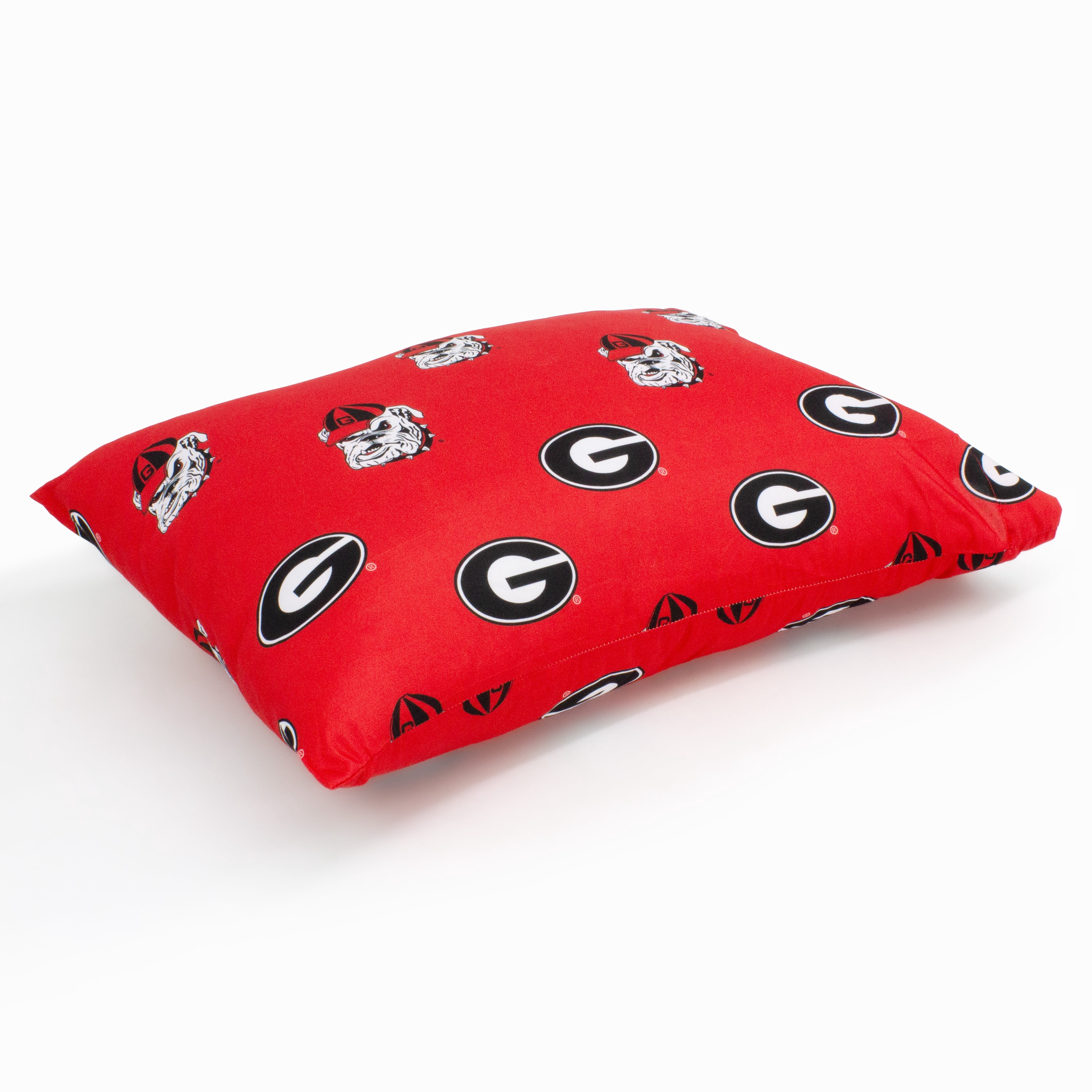 Georgia Bulldogs Pillowcase Pair, Standard, 20" x 30" (2 Standard Pillowcases)