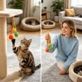 thumbnail image 7 of FEOLGEHLY Hanging Cotton Rope Cat Toy Ball for Teething and Chew Fun, Natural Braid Cat Toy for Indoor Cats, Cage-Mountable Multi-Pet Interactive Toy, Washable Cat Teething Toy (Yellow), 7 of 7