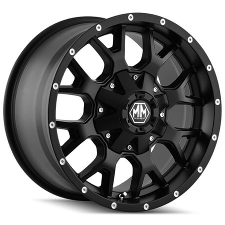 Mayhem 8015 Warrior 20x10 6x135/6x5.5" -25mm Matte Black Wheel Rim 20" Inch