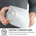 thumbnail image 3 of 75 pack Cushion Foam Pouches, 3 sizes Moving Wrap Foam Packing Sheets to protect Mug Cup Glasses Dishes, Packing Supplies for Moving, Great Alternative to Bubble Cushioning Wrap Envelopes, 3 of 6