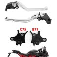thumbnail image 2 of Levier de Frein Long pour Moto Compatible avec BMW R1200GS Adventure (LC) 2014-2018 Argent, 2 of 10