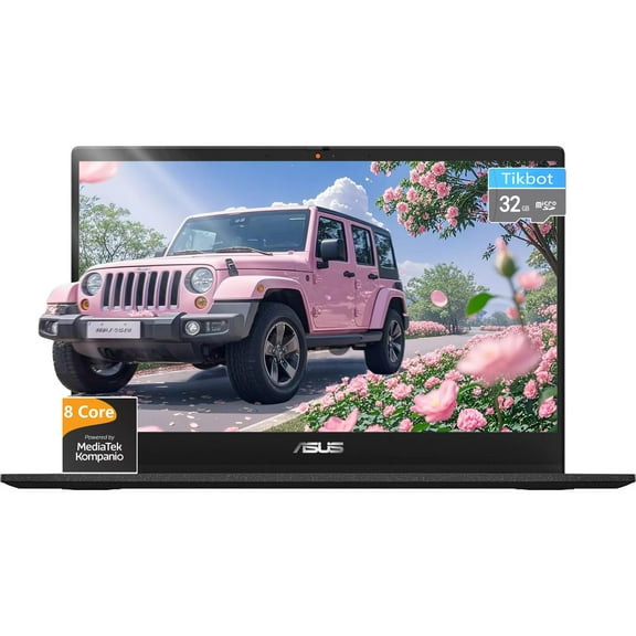 ASUS-Chromebook Laptop-Google Chrome - 8Core MediaTek Kompanio 520-14 inch FHD Display - USB C - Wi-Fi 6 - Long Battery Life - Student - 2024 (4GB RAM | 96GB Storage)