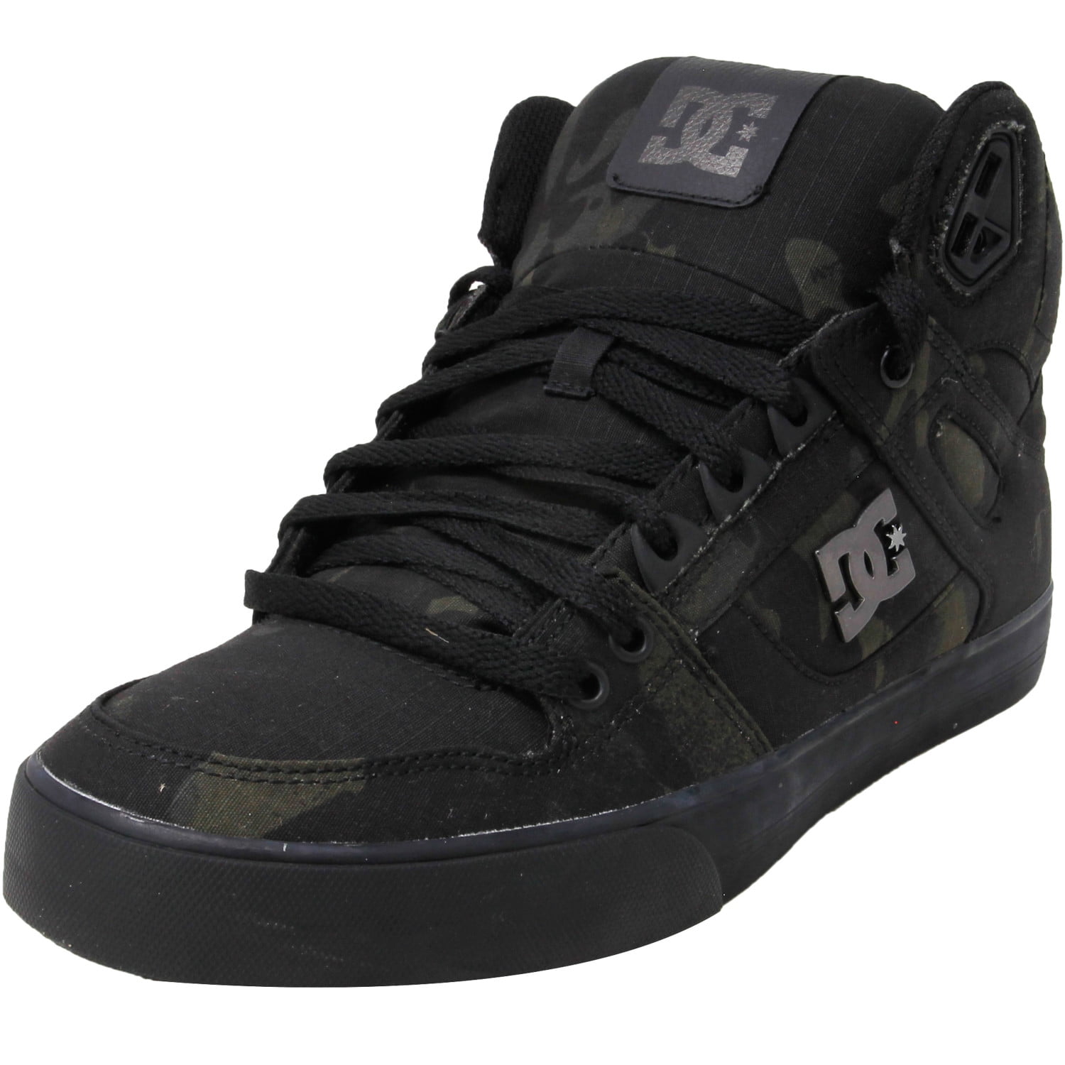 dc pure high top camo