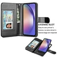 thumbnail image 5 of Takfox Galaxy A54 5G Case, Samsung Galaxy A54 Wallet Phone Case,Sturdy PU Leather Magnetic Detachable 9 Card Holders Shockproof Kickstand & Strap Protective [Flip Cover] for Samsung A54 5G -Black, 5 of 9