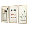 thumbnail image 3 of Designart "Minimalist Golf Tees XI" Sports Framed Wall Art Set Of 3 - White Golf Frame Gallery Wall Set For Home Decor, 3 of 7