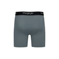 thumbnail image 6 of Wrangler Cool Carpenter 6" Boxer Briefs Men's Underwear, 2XL, Black/Duffle Green/Charcoal, 3-Pack, 6 of 8