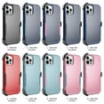 thumbnail image 3 of The Brick Two Tone Pc Tpu Hybrid Protective Case With Shockproof Corners And Rotatable Holster Combo Clip For For Iphone 13 Pro Max 6.7 - Tree Branch, 3 of 8