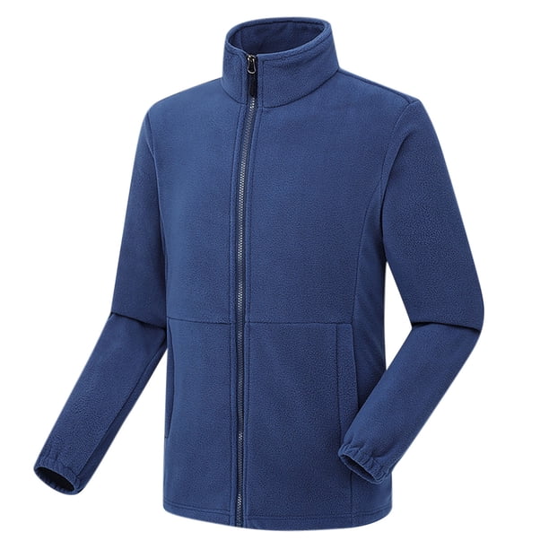 Puntoco Cárdigan De Cuello Alto Cálido De Color Sólido Para Hombre, Abrigo Informal De Manga Larga Sin Sombrero