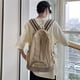 thumbnail image 5 of Mochila de moda Mochila versátil de gran capacidad Mochila de nailon para estudiantes (Beige) Ndcxsfigh Para Estrenar, 5 of 5