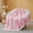 Baby Pink-Throw(50"x60"), variant on Checkered Blanket Pink Throw For Couch Plaid Microfiber Fluffy Warm Cozy Fuzzy Soft Reversible Checkerered Blankets Sofa Chair Bed 50x60 Inches
