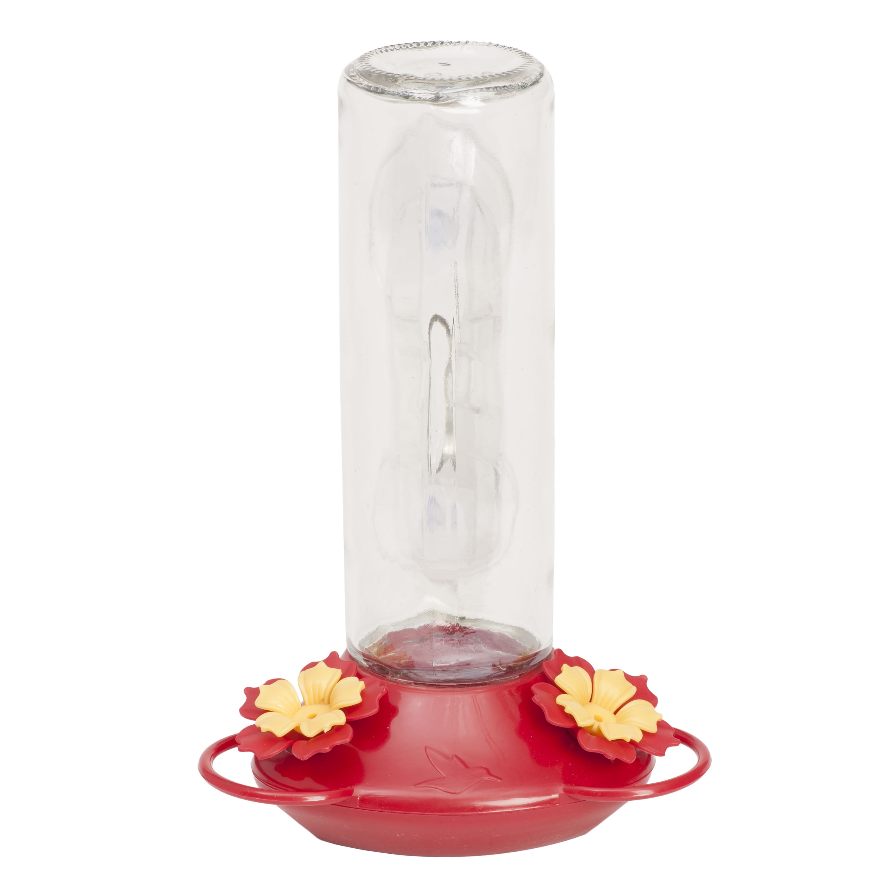 Beautiful  Crystal Figurines Double Humming Birds  over Red Flower # 11-68 