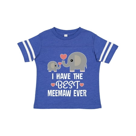 

Inktastic Best Meemaw Ever Grandkids Gift Toddler Boy or Toddler Girl T-Shirt