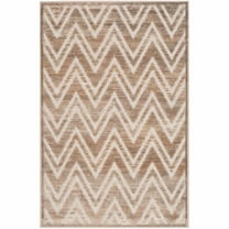 SAFAVIEH Paradise Bernadine Zigzag Stripes Area Rug, Mouse, 2'7" x 4'