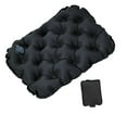 thumbnail image 1 of Cojín de asiento inflable, almohadilla de inflado rápido, cojín de silla de oficina, asiento para Negro, 1 of 9