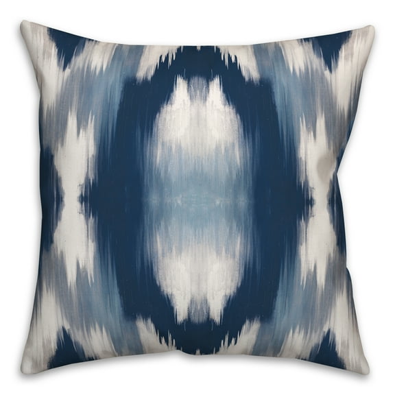 Creative Products Abstract Paint Blue 18 x 18 Indoor / Outdoor Pillow