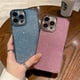 thumbnail image 4 of Luxury Plating Silicone Glitter Transparent Case For iPhone 15 14 11 12 13 Pro Max Mini XR X XS 6 7 8 Plus SE Shockproof Cover, 4 of 5