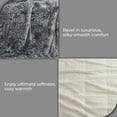 thumbnail image 5 of Peace Nest 3PC Sherpa Reversible Down Alternative Comforter Set Warm Winter Comforter Tie-dye,Foggy Gray Queen Size Bedding Sets, 5 of 6