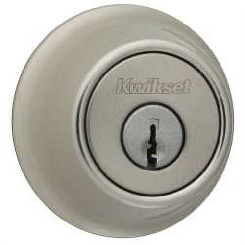 Kwikset 660 15 Satin Nickel Single-Cylinder Deadbolt