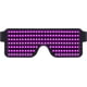 thumbnail image 1 of Gafas LED rosas que iluminan las gafas dinámicas de fiesta Festival Navidad USB recargable LED Rave gafas intermitentes brillantes, 1 of 5