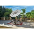 thumbnail image 2 of Simply Shade Catalina 108" Octagon Push Button Tilt Umbrella in Bronze/Navy, 2 of 13