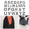 thumbnail image 4 of 26 Pieces Alphabet Letters Patch A-Z Apply Patch Iron in Cost On Appliques Badge Black, 4 of 8