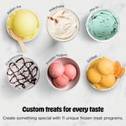 Ninja CREAMi Deluxe XL Ice Cream Maker, Sorbet, Milkshakes, Frozen Yogurt, More, 11 One-Touch Programs, (2) 24 Oz Family-Sized Tubs & Lids, NC501 Stone Silver