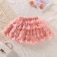 thumbnail image 2 of RUTAYY Infant Girls Short Skirt Solid Tulle Tutu Tiered Skirt Princess Party Layered Skirt Casual SunSkirt, Pink, 0-3 Months, 2 of 6