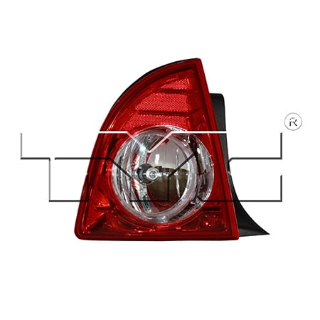 For 2008-2012 Chevrolet Malibu Tail Light Driver Side Bulbs Included