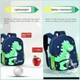 thumbnail image 3 of TYMZDYN 11.8" Dinosaur Anti-lost Backpack for Boys Kindergarten Preschool Bookbag with Chest Strap, Toddler Boys Backpack Daycare Bag, 3 of 8
