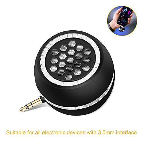 mineraal Wat leuk Vanaf daar Mini Portable Speaker Compatible for iPhone/Android Phones/iPad  Tablet/Computer/iPod, Yuiphint 3W Mobile Phone Speaker Line-in Speaker with  Clear Bass 3.5mm Aux Audio Interface - Walmart.com