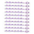 thumbnail image 1 of Acrylic Pendant,  Hanging Bead Droplight Hanging Bead Icicle Teardrop 10PCS  For Christmas Tree For Chandeliers For Window, 1 of 8