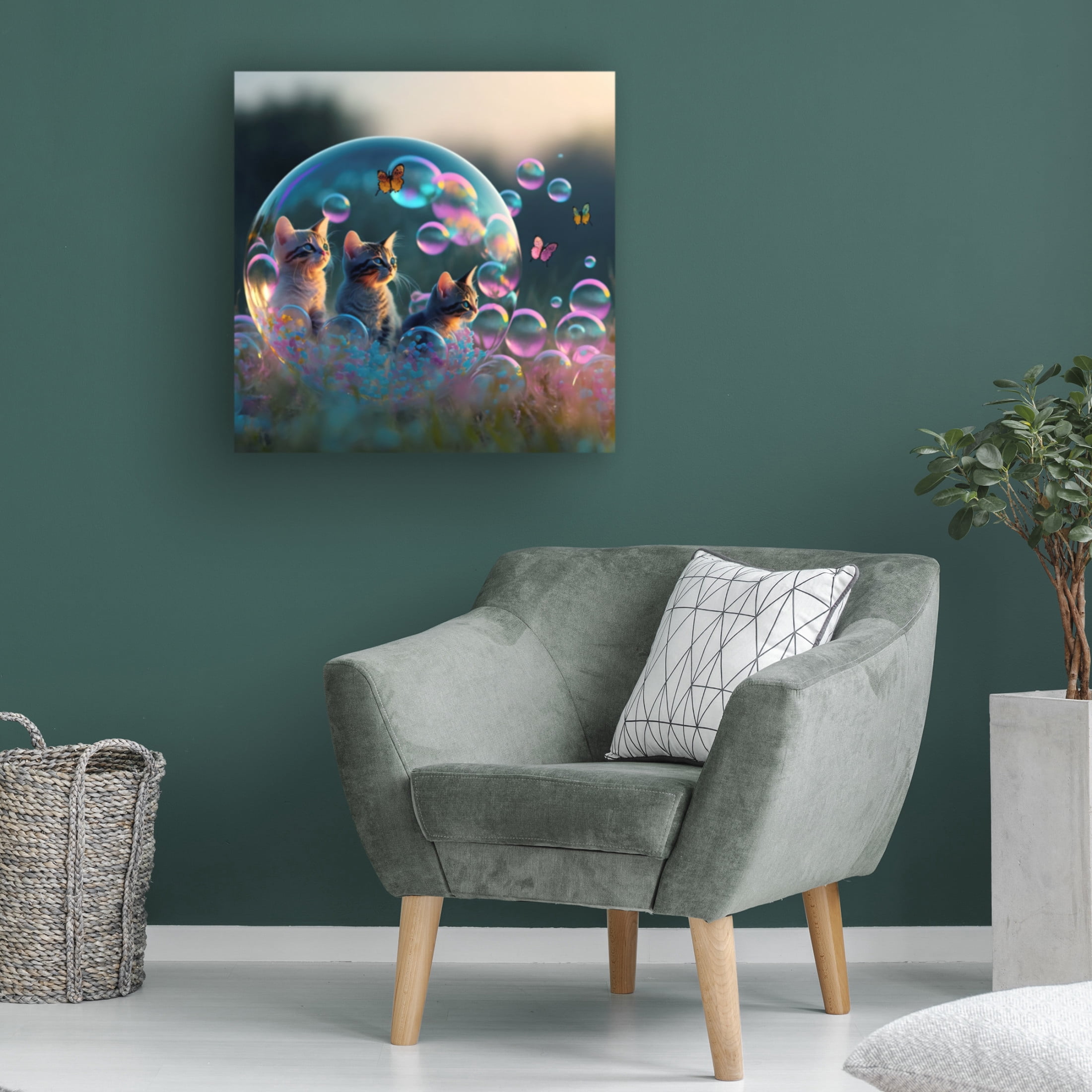 Canvas Wall Art - Ray Heere 'Mystical Morning 22' Wall Art for Living Room, Bedroom, or Office Décor by Trademark Fine Art - 24 x 24 Inches